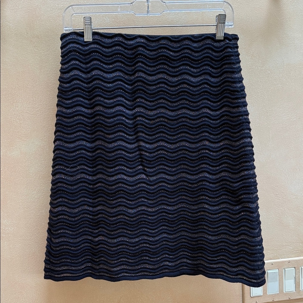 Tory Burch Navy knit skirt.
